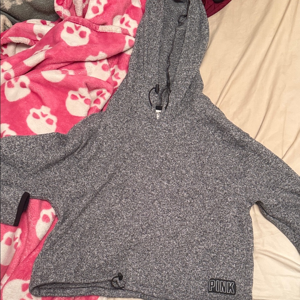 PINK Victoria's Secret Charcoal Hoodie
